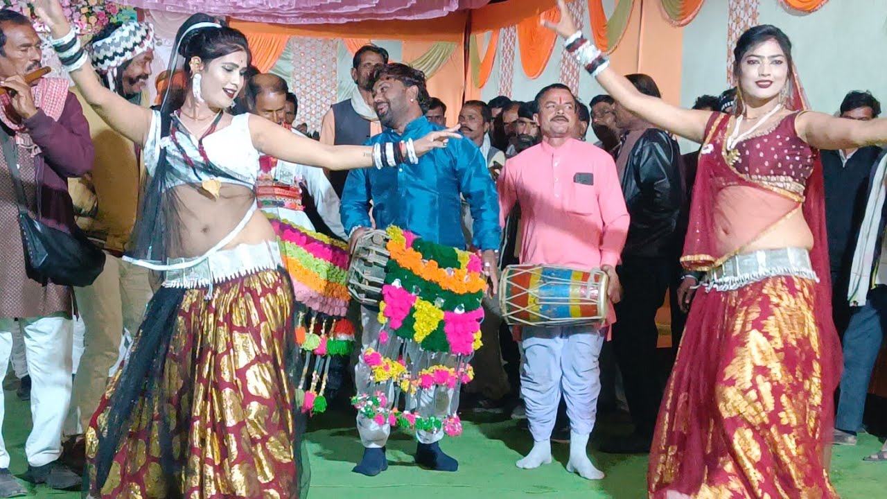 Desi bundeli rai dance/महिपाल सिंह भूरा यादव/चांदनी नेहा धमाल डांस 