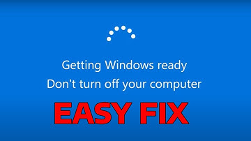 How to Fix Laptop Stuck on Getting Windows Ready Don