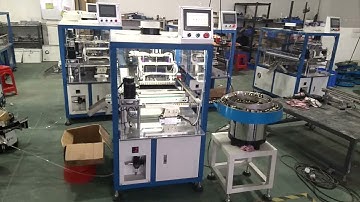 HY-H10 Electronic transformer vibrating plate feeding automatic soldering machine