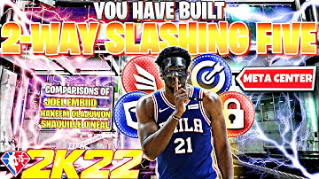 *SPEED BOOSTING* 2 WAY SLASHING FIVE BUILD on NBA 2K22 NEXT GEN! (BEST VERSATILE CENTER BUILD!)