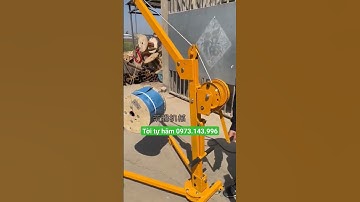 tời tự hãm, tời quay tay, tời rạp cưới, tời nâng khung rạp, #tời_tự_hãm #palang #toituham