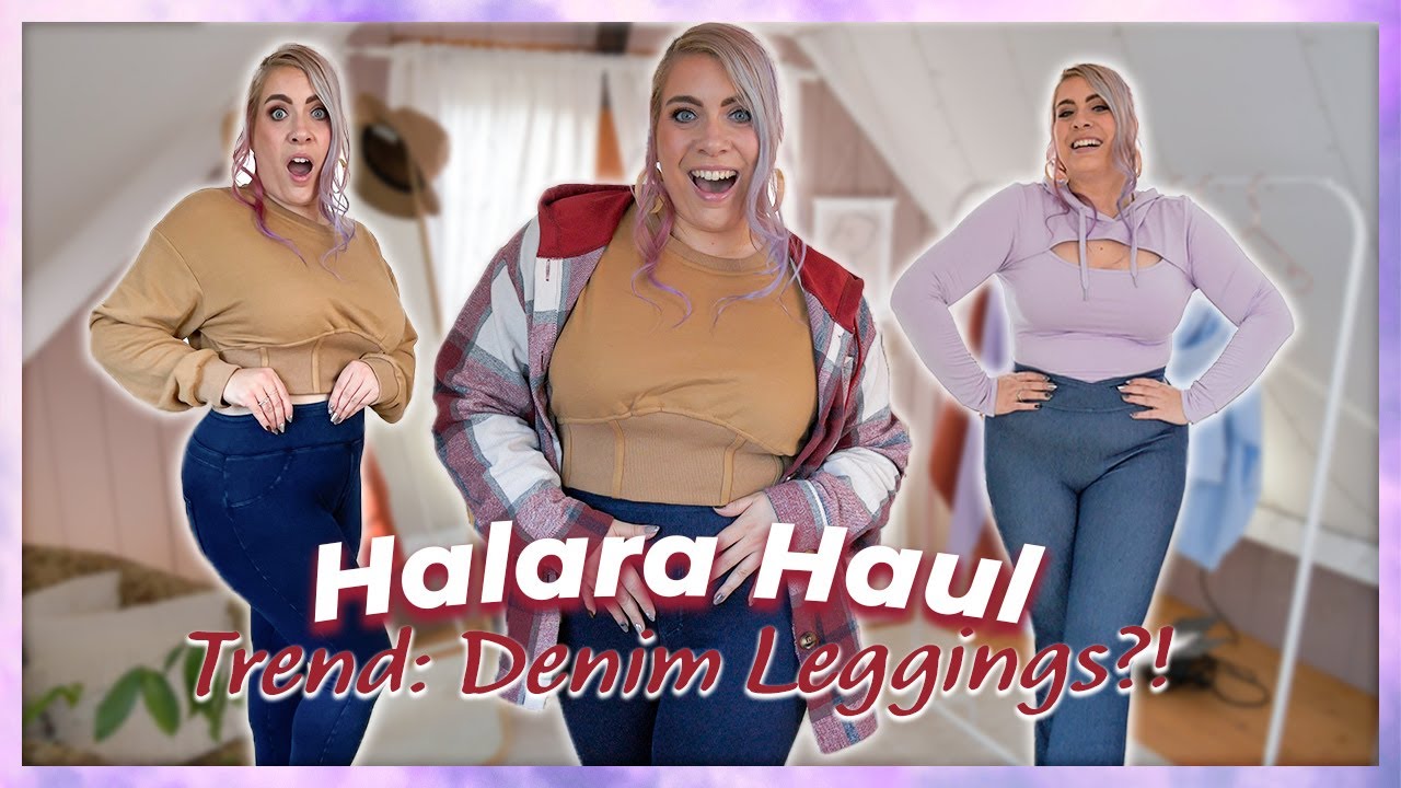 Jeggings sind zurück 😲 Halara Try On Haul deutsch 