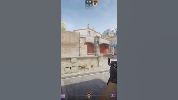 Self Pop Flash For Kill EVERYONE On B On Inferno In CS2 #cs2 #shorts