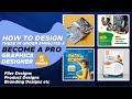 How to Design these fliers in under five minutes and become a Pro Graphics Designer in 48 hours