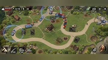 WWII Defense: RTS Army TD game v32 #wargaming #mobilegaming #gaming #strategygames