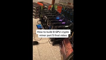 How to build a 8 GPU Cryptocurrency miner part 5 final video