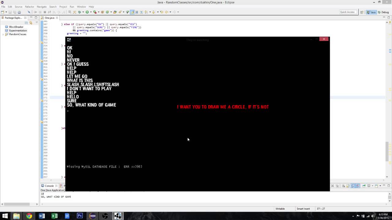 0Ne Java Console Game - YouTube