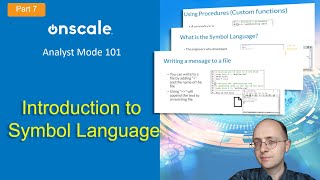 [ OnScale Analyst 101 ]   Introduction to the Symbol Language