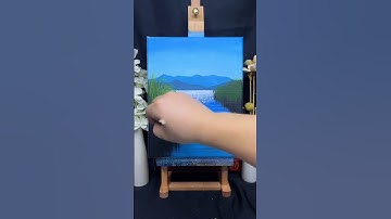 #art #painting #drawing #acrylicpainting #howtopaint #landscapepainting #acrylicscenery