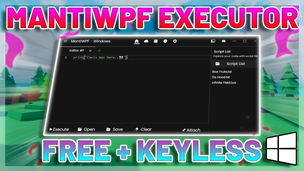 [NEW!] Roblox BEST FREE Script PC Executor: MantiWPF | Overpowered ...