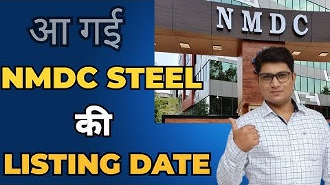 NMDC Steel Listing Date || NMDC Steel latest news || NMDC Steel Stock Analysis #nmdc