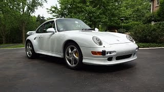 1997 Porsche 911 993 Turbo S in White Paint & Engine Start Up on My Car Story with Lou Costabile