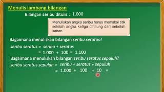 Membaca dan menulis lambang bilangan (kelas 4)