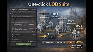 How can make LOD's for complete scene at a time