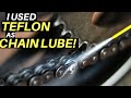 I USED TEFLON AS CHAIN LUBE! BEST MOTORCYCLE CHAIN LUBE FOR CLEAN & LOW CHAIN NOISE TVS APACHE RTR