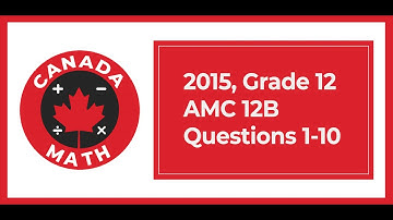 2015, Grade 12, AMC 12B | Questions 1-10