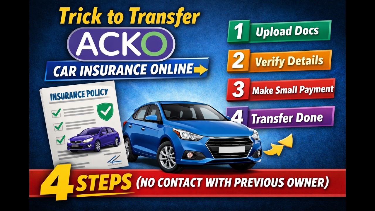 Swor Insurance Transfer Car Insurance | Without Previous Owner 🤯 | 4 Easy Steps (Hindi ...