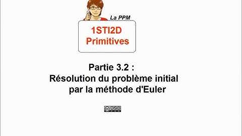 1STI2D - Primitives 3.2 - Résolution du problème initial par la méthode d