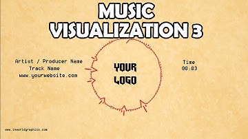 Premade Music Visualization 3 - In World Graphics - Web development and Graphic Design
