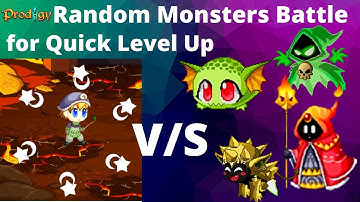 Random Monster Battle: OLD Lost Island - Bonfire Spire for Quick Level Up: Gr 3, V 10:Prodigy Math