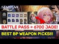 PAID Battle Pass TOTAL VALUE Revealed!!! BEST BP 4★ EXCLUSIVE Light Cones CHOICES!!