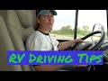 Driving a RV for the first time - tips on how to drive a RV.