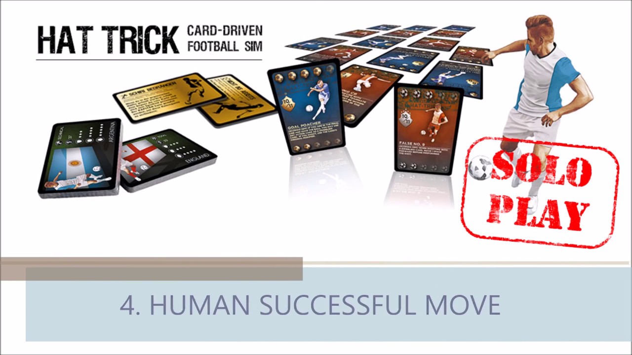 Hat-Trick - card-driven football (soccer) sim for 2 players by