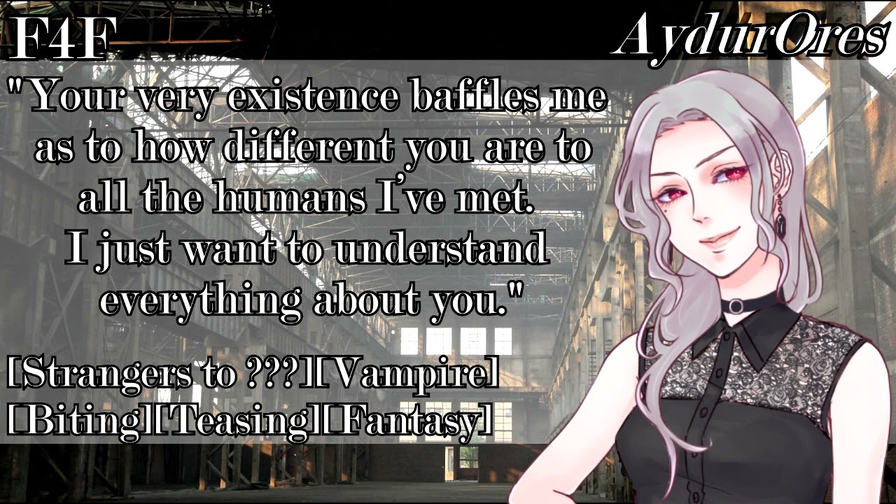[F4F] You Catch a Vampire feeding on someone [Teasing][Biting][Strangers to ???][Fantasy]