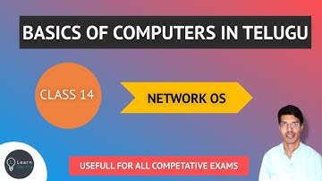 What is network operating system in telugu || Basics of computers in telugu || class 14