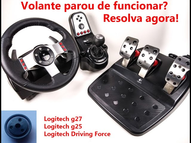 VOLANTE LOGITECH G27 RUIM? COMO RESOLVER? ONDE COMPRAR O ENCODER? SERVE  PARA G25 E DRIVING FORCE GT! 