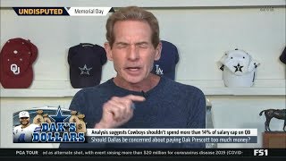 UNDISPUTED - Skip Bayless explains why Cowboys shouldn't spend more than 14% of salary cap on QB