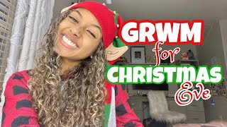 Christmas Eve Party GRWM + Christmas House Tour | Vlogmas Day 24 | LexiVee03