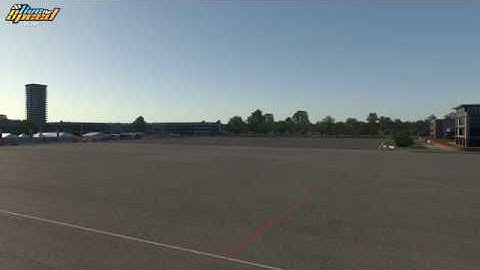 LFS Work in Progress - Autocross sunset with generated sky