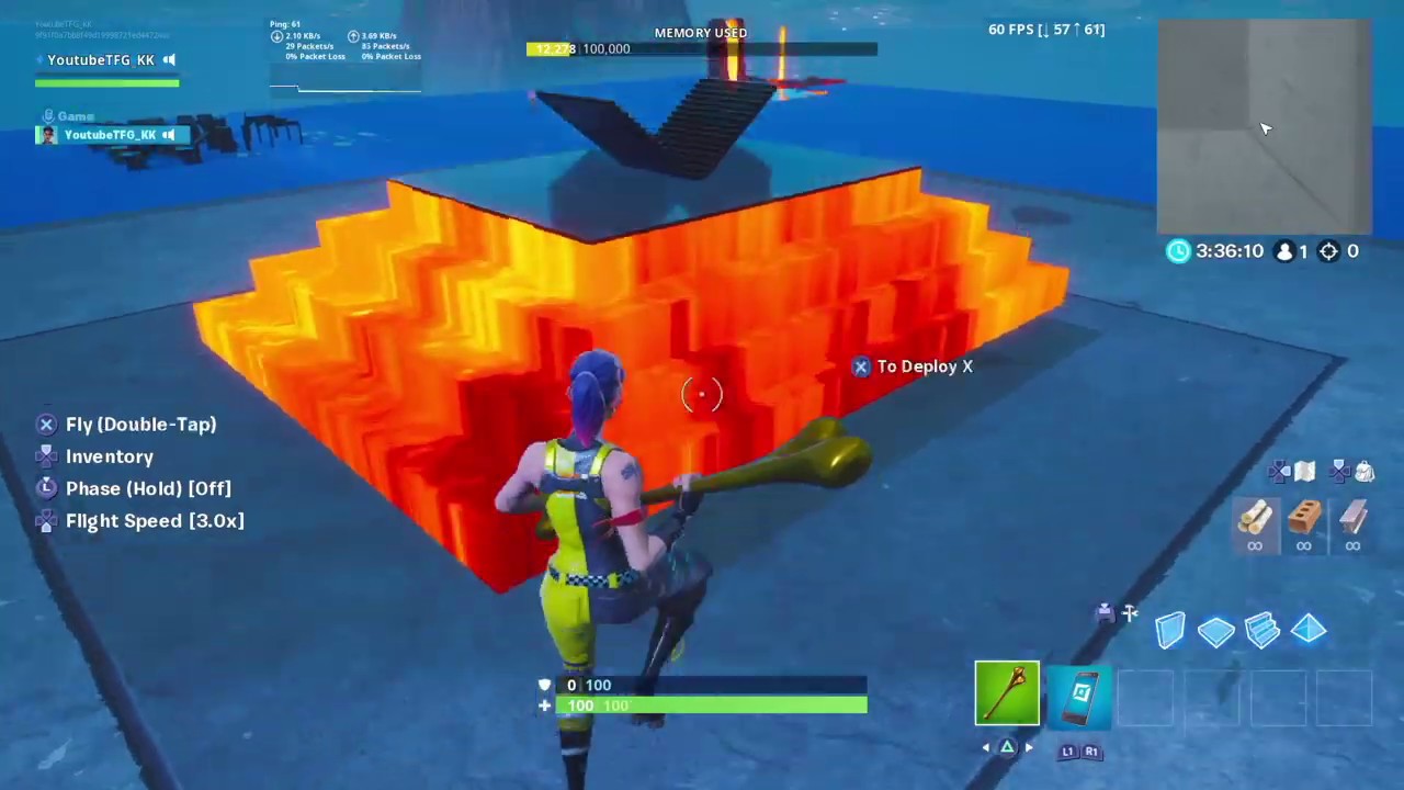 How to make your own floating lava 1v1 map ..... 