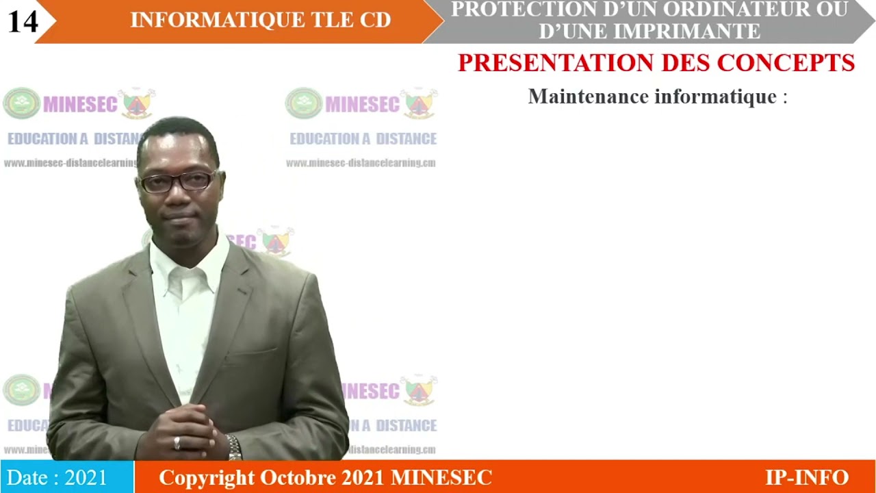 IP-INFO Informatique Tle CD Leçon 5 Protection d’un ordinateur ou d’une imprimante