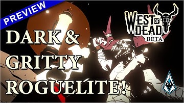 DARK & GRITTY Western Comic Twin Stick Shooter | WEST OF DEAD BETA Gameplay Preview