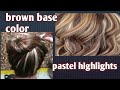 hair highlights for brown hairs at home complete tutorial. anil blue secrets