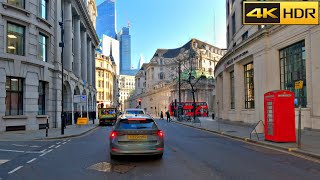London Drive  Feb 2023 | Driving to Ilford from Central London [4K HDR]