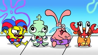 Best Spongebob Baby VS Amazing Digital Circus Animation
