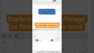 Duplication rapide d'image et formes dans ms word
