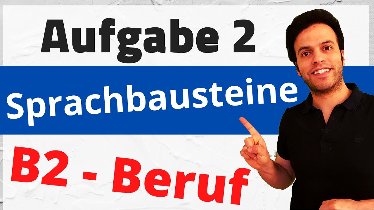 Telc B2 Beruf: Sprachbausteine 2 leicht gemacht!