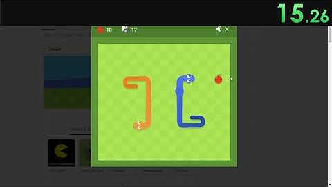 Google Snake Game Category Extensions - WR Speedrun Yin Yang Mode (Slow) (51.34)