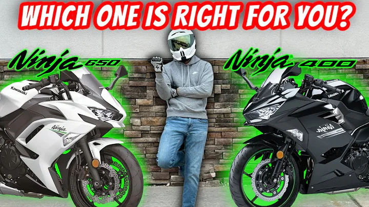 NINJA 400 vs NINJA 650 | WHICH ONE IS RIGHT FOR YOU? | BEGINNER BIKES FROM KAWASAKI | 1ST BIKE GUIDE