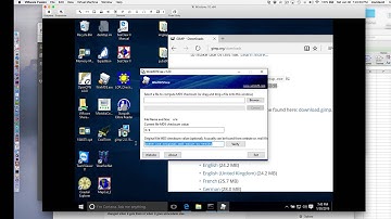 Use of MD5 Sum to Verify File Authenticity