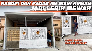 DESAIN PAGAR DAN KANOPI MINIMALIS TERBARU