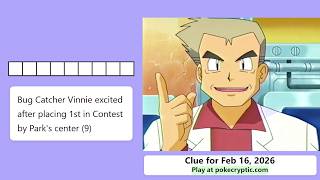 Celebrity PokeCryptic Clue 47: Bug Catcher Vinnie excited after placing 1st in Contest by Park's center (9) Profile