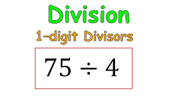 Long division with 1-digit divisors ||Math || LearningLogic