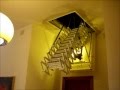 Motorized retractable staircase