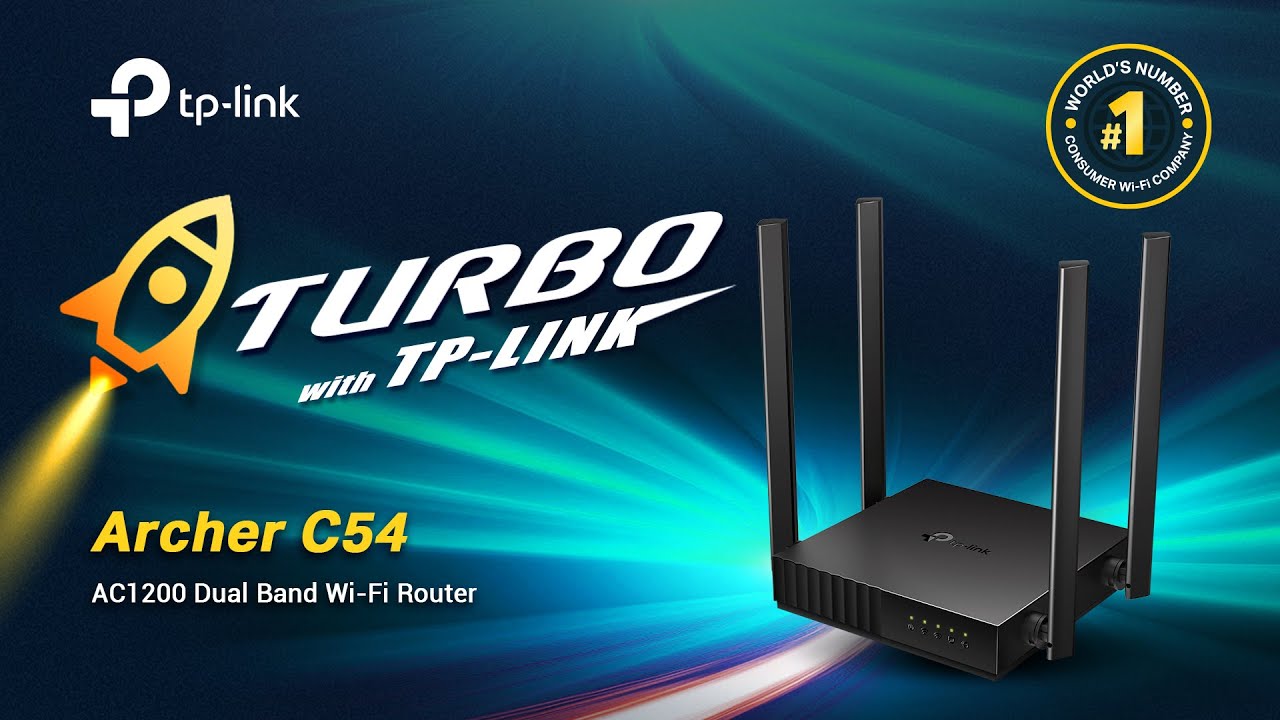  TP-Link Archer C54, AC1200 MU-MIMO Dual-Band WiFi Router