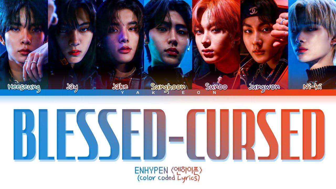 ENHYPEN 'Blessed-Cursed' Lyrics Tradução/Legendado (Color Coded Lyrics ...
